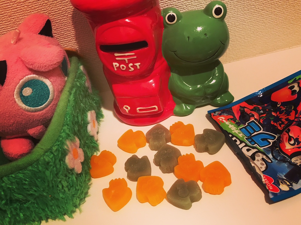 Splatoon Melon and Orange Soda Gummies