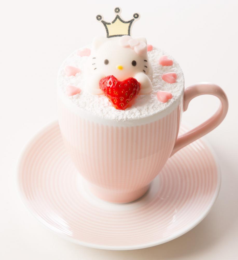 Hello Kitty trifle in a cup